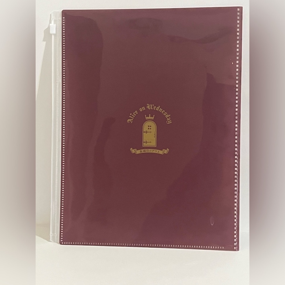 Alice on Wednesday (Alice in Wonderland) Six Pocket Folder -one w Zip Closure - Picture 4 of 9